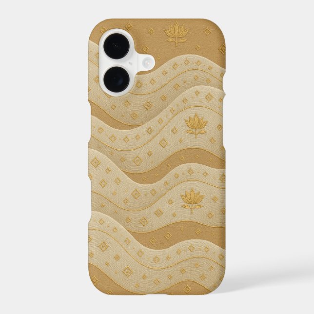 Golden Saree Phone Case (Back)