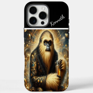 Golden Sasquatch Cosmic Sip iPhone 16 Pro Max Case