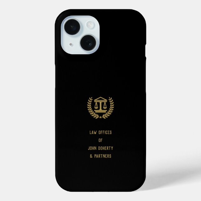 Golden Scales of Justice Case-Mate iPhone Case (Back)