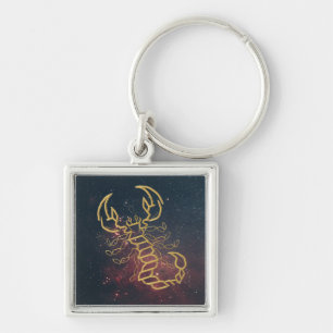 Golden Scorpio Magnet Key Ring