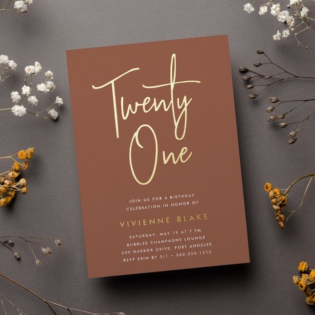 Golden Script 21st Birthday Party (Creator Uploaded)