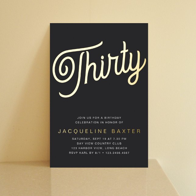 Golden Script 30th Birthday Party (Creator Uploaded)