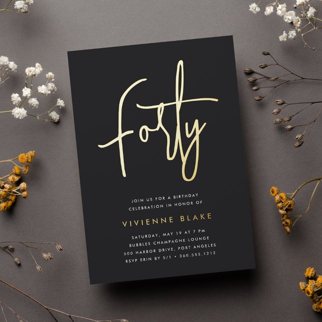 Golden Script 40th Birthday Party (Creator Uploaded)