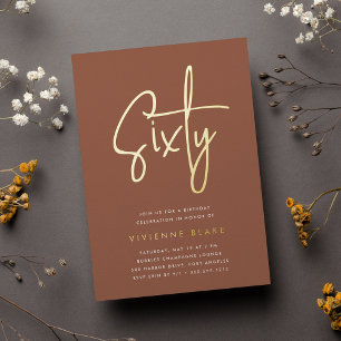 Golden Script 60th Birthday Party