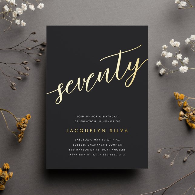 Golden Script 70th Birthday Party (Creator Uploaded)