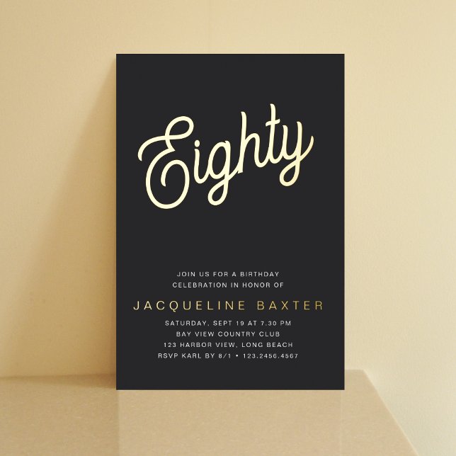 Golden Script 80th Birthday Party (Creator Uploaded)