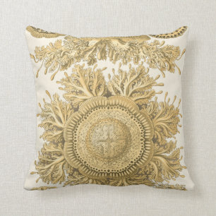 Golden Sea Creatures Cushion