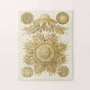Golden Sea Creatures Jigsaw Puzzle