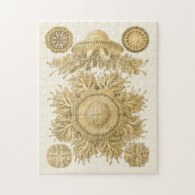 Golden Sea Creatures Jigsaw Puzzle (Vertical)