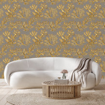 Golden Seaweed Against Toupe Peel Stick