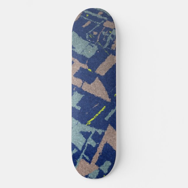 Golden Section Blue Skateboard (Front)