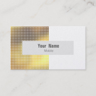 Golden Sequin Business Card