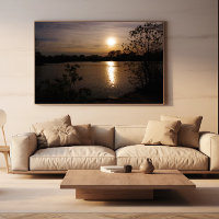 Golden Serenity: A Sunset's Embrace
