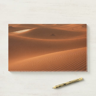 Golden Serenity — Desert Landscape at Sunset Post-it Notes