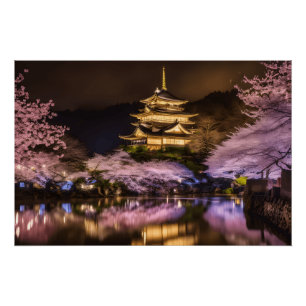 Golden Serenity of Kinkaku-ji Poster