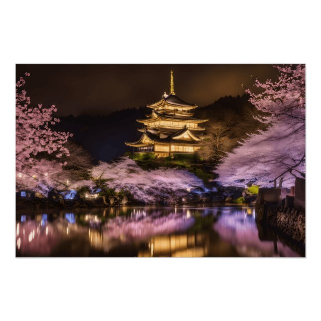 Golden Serenity of Kinkaku-ji Poster (Front)