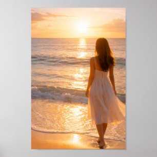 Golden Serenity Poster