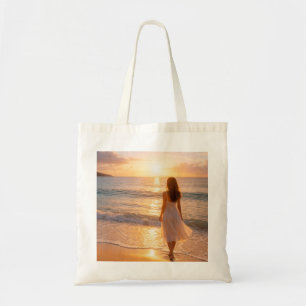 Golden Serenity Tote Bag