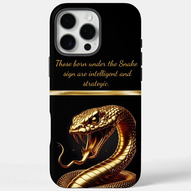Golden serpent: 2025 wealth symbol Case-Mate iPhone case (Back)
