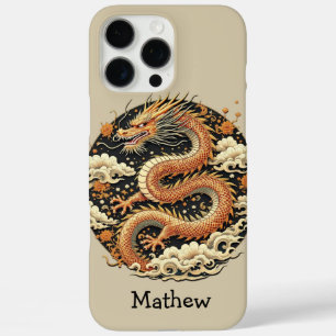 Golden Serpent iPhone 16 Pro Max Case