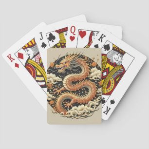 Golden Serpent Playing Cards