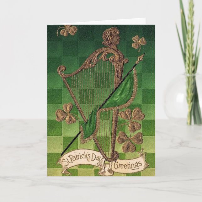 Golden Shamrocks - Card (Front)