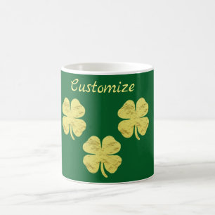 Golden Shamrocks Thunder_Cove Coffee Mug