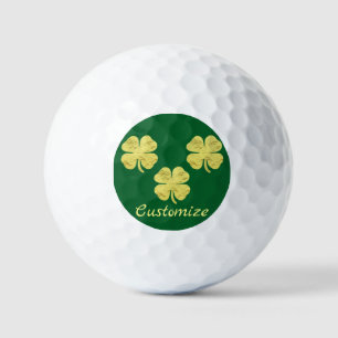 Golden Shamrocks Thunder_Cove Golf Balls