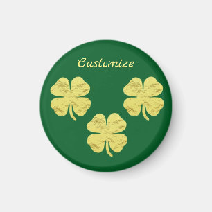 Golden Shamrocks Thunder_Cove Magnet