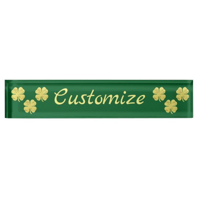 Golden Shamrocks Thunder_Cove Nameplate (Front)