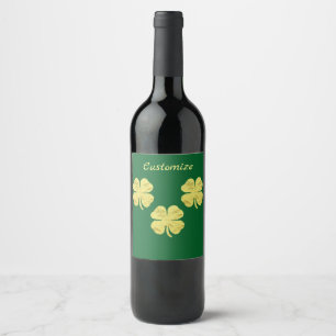 Golden Shamrocks Thunder_Cove Wine Label
