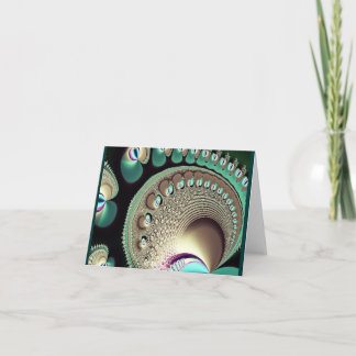 Golden Shell Note/Greeting Card