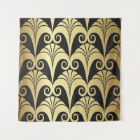 Golden shine texture. Gold vintage art deco geomet