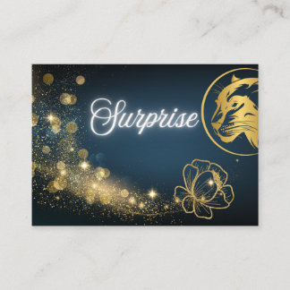Golden Shooting Star Surprise Enclosure Card