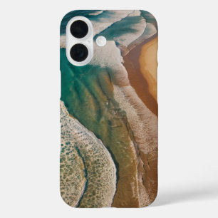Golden Shoreline iPhone 16 Case