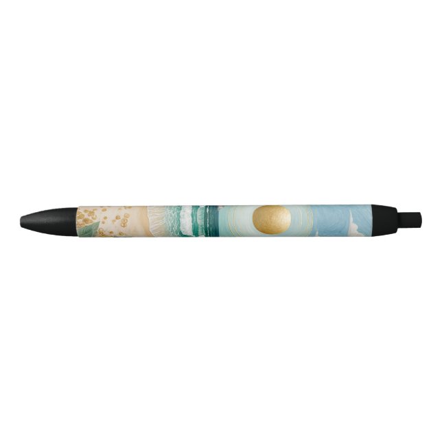 Golden Shores Black Ink Pen (Front)