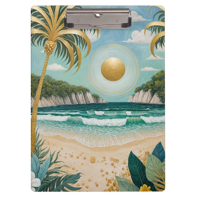 Golden Shores Clipboard (Front)