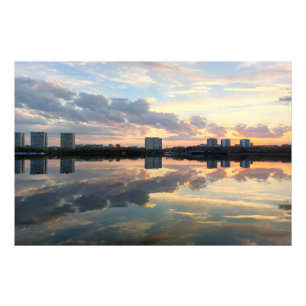 Golden Silence — Urban Refle Photo Print