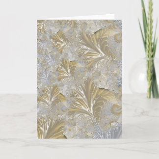 Golden Silvery One (card) Holiday Card