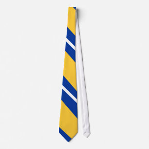 Golden Sisco Fighters II Diagonal-Striped Tie