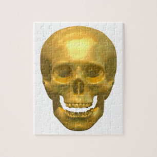 Golden Skull Jigsaw Puzzle