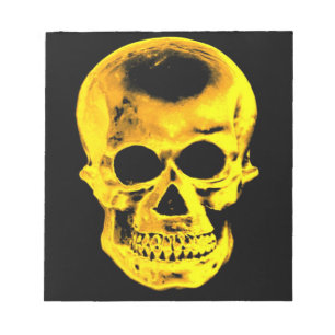 Golden Skull Notepad