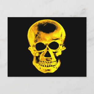 Golden Skull Postcard
