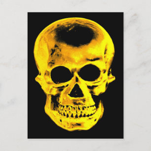 Golden Skull Postcard
