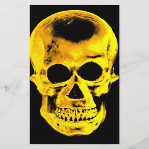 Golden Skull Stationery