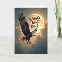 Golden Sky Best Dad Card