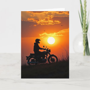 Golden Sky Fathers Day Card