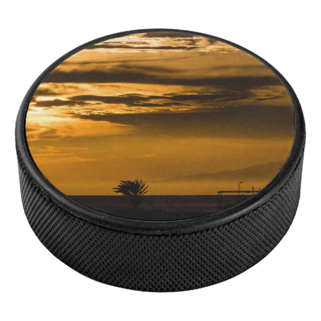 Golden Sky Hockey Puck (3/4)