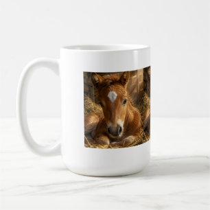 Golden Slumber gentle Foal Coffee Mug