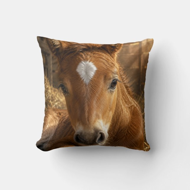 Golden Slumber gentle Foal Cushion (Front)